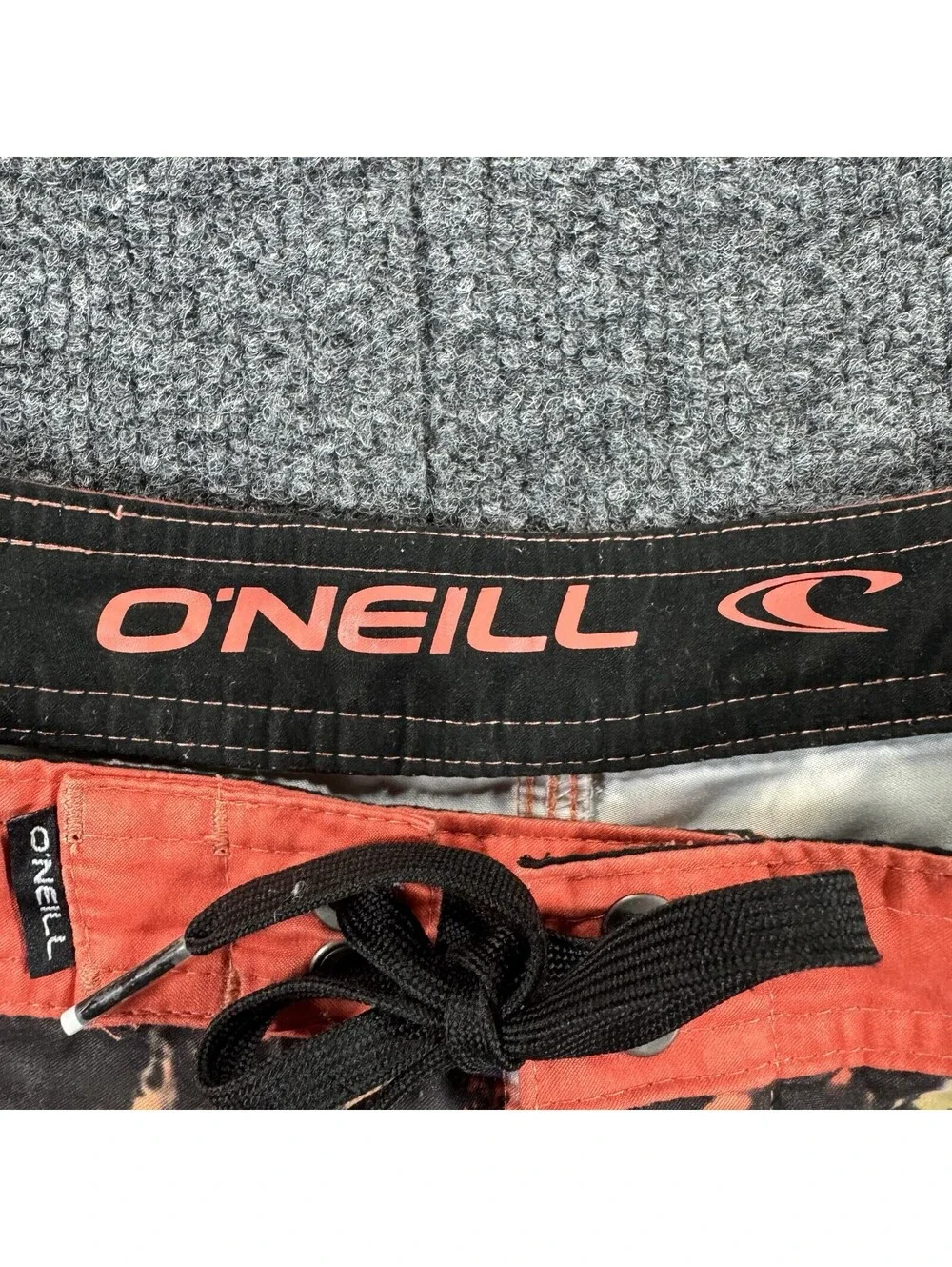 O'Neill Boys Board Shorts Radicool Orange Black Boardies Surf Beach